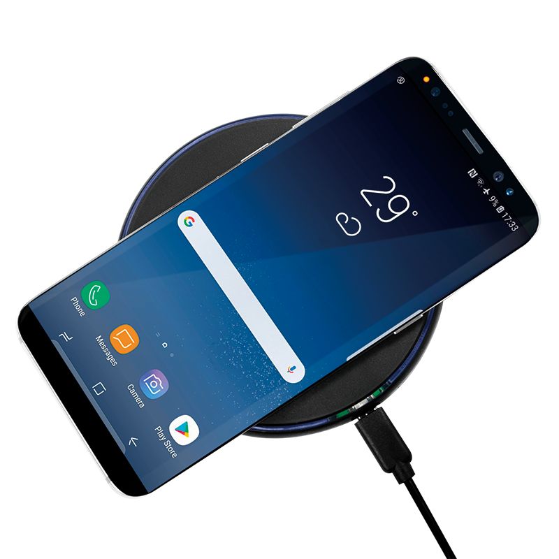 CLE Wireless Car Charger WH10 10W Silber Drahtloses Handyladegerät fürs Auto