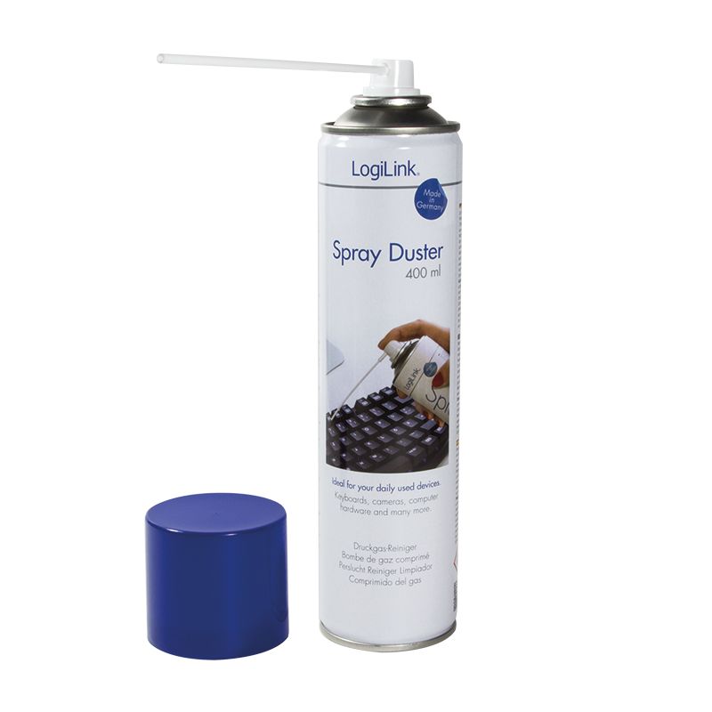 LogiLink RP0001 Reinigung Druckluft Spray Reinigungsspray (400ml