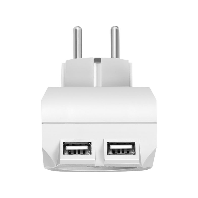 230 V Steckdose mit 1 x USB-A & 1 x USB-C Ladegerät, PD-Charger