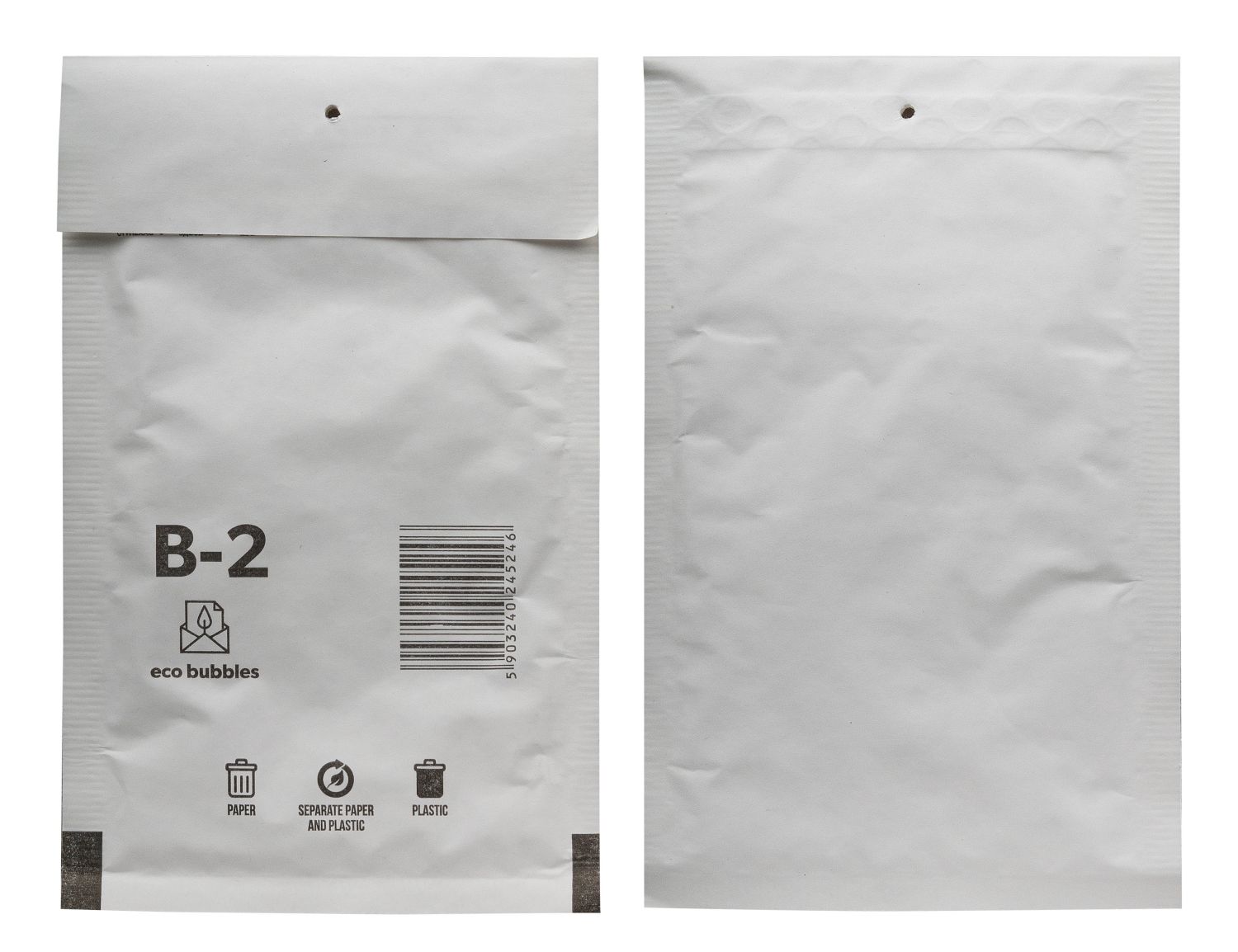 100 x B2 Versandtaschen Luftpolstertaschen B/2 Weiß 140×225 Luftpolsterumschlag 