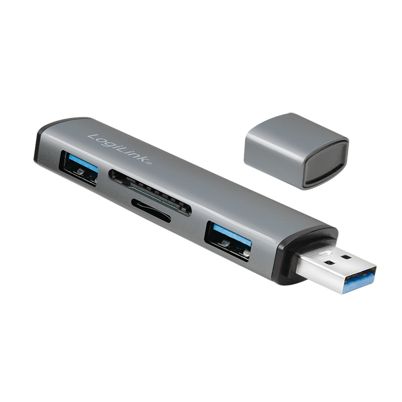 BIGtec 5m USB 3.0 Verlängerung Kabel Verlängerungskabel A-USB-Stecker auf  B-USB-Buchse 5 GBit/s blau für Kartenlesegerät,Tastatur, Drucker, Scanner