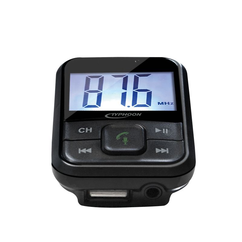 Auto KFZ FM-Transmitter mit Bluetooth USB Aux-In und microSD Leser