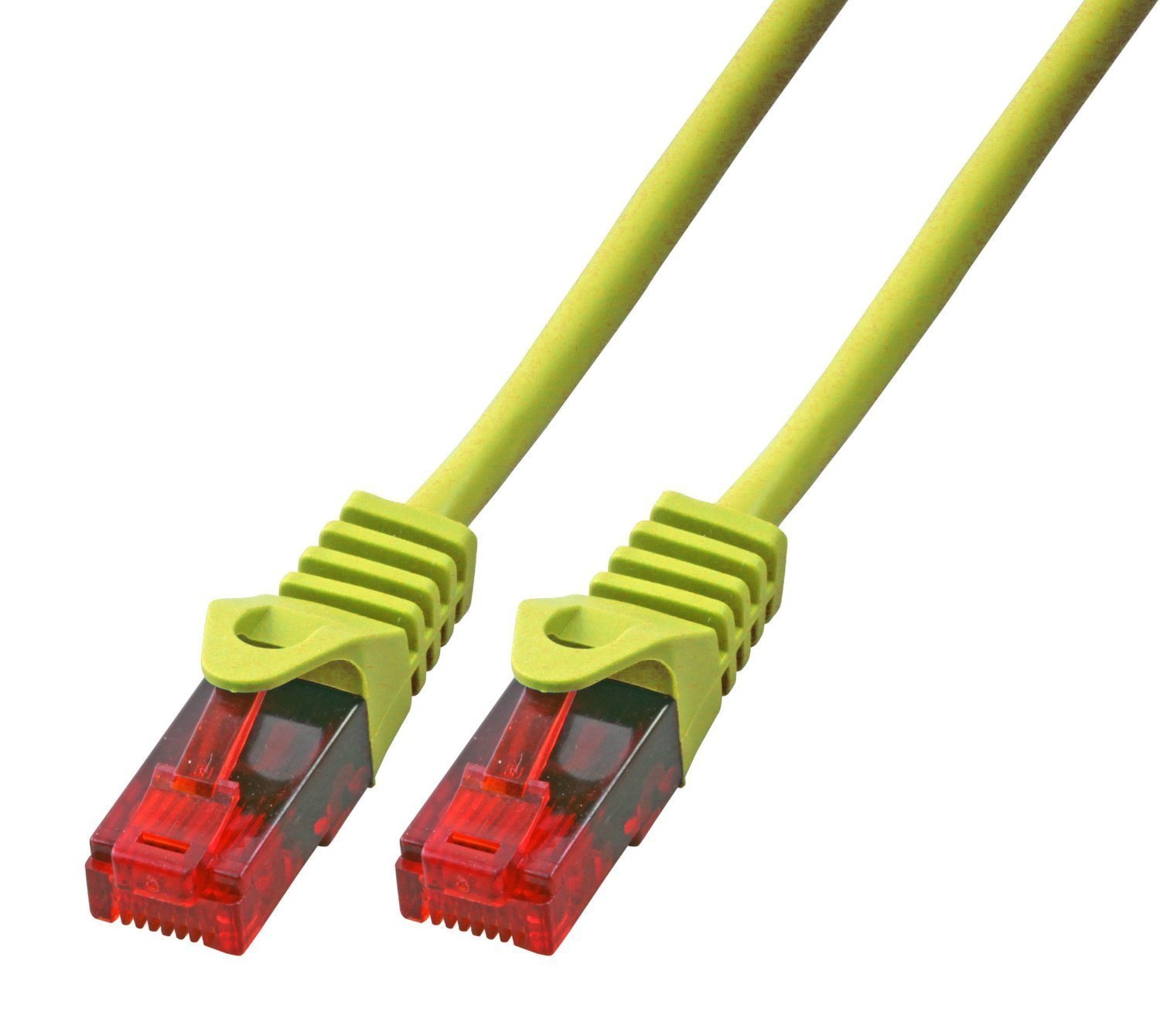 1x Netzwerk-//Patch-Kabel SFTP CAT5 CAT5e gelb 5m