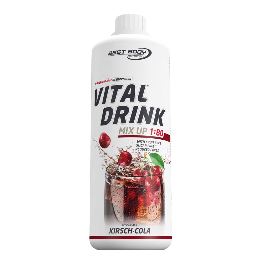 Best Body Nutrition Low Carb Vital Mineral Drink 1L Kirsch Cola | Lets-Sell
