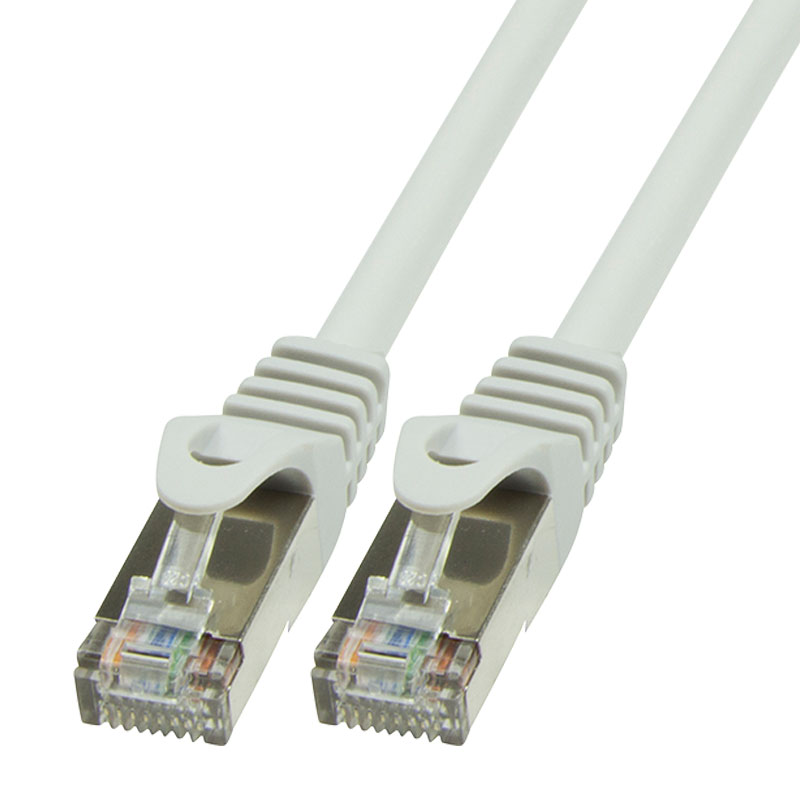 7,5m CAT5e Patchkabel Grau Netzwerkkabel Ethernetkabel Internetkabel Modemkabel 