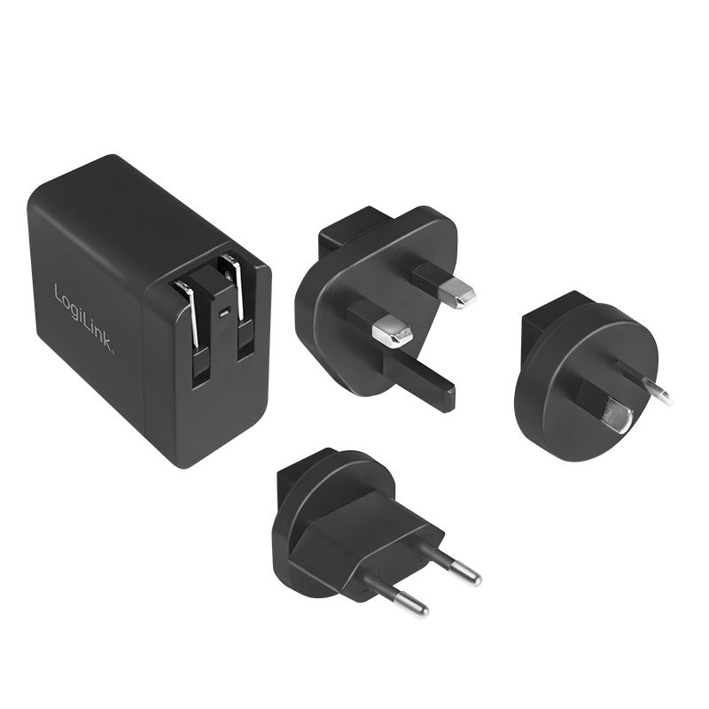 USB Reise Ladegerät Schnellladegerät 2.1A USB Netzteil US AU UK EU Stecker  Adapter