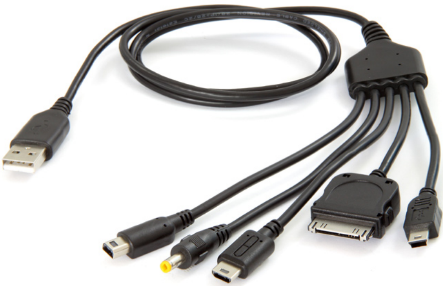 Delock Ladekabel USB 2.0 > 5-fach iPhone + Nintendo + PSP