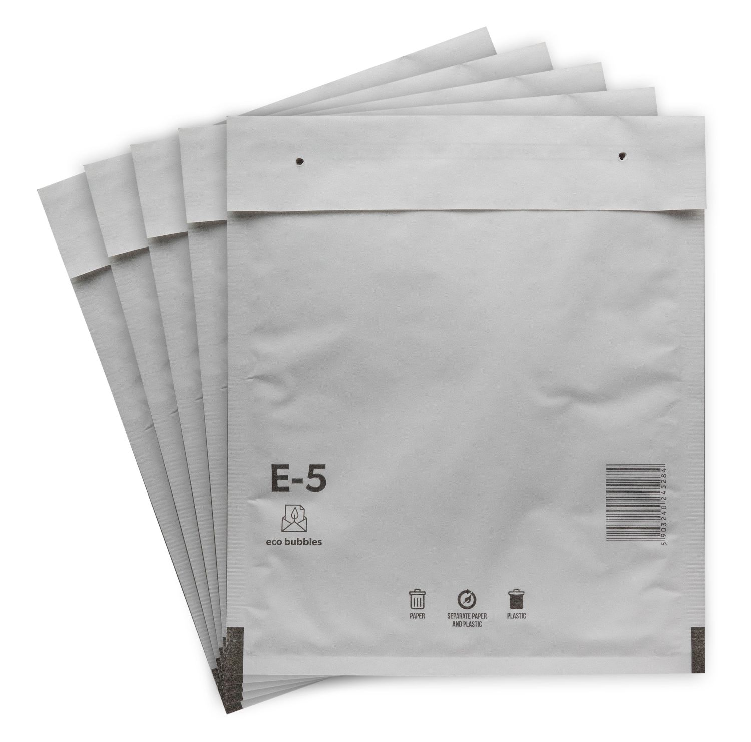 E5 Luftpolstertaschen E5 Weiß 220x265 Versandtaschen Luftpolsterumschlag Brief 